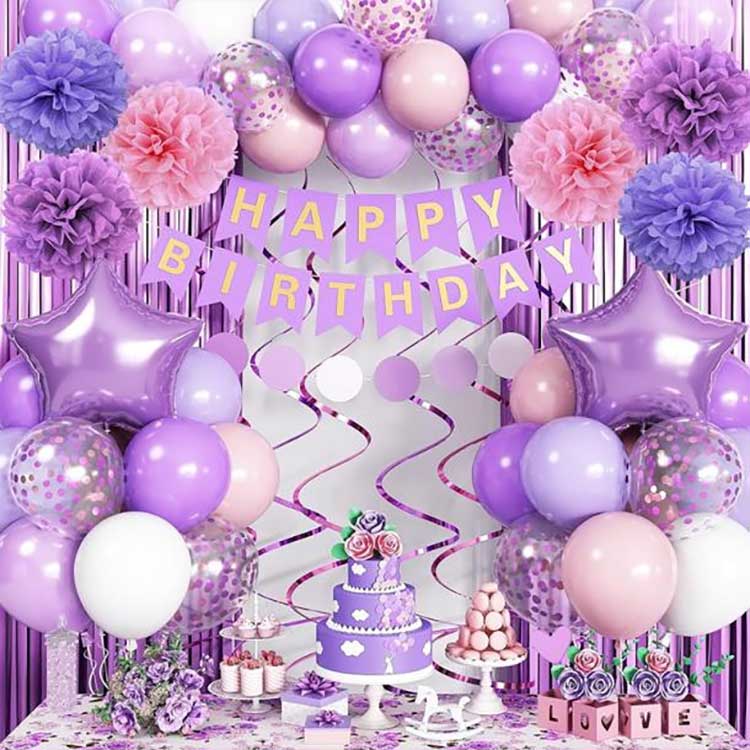 Születésnapi dekorációs készlet