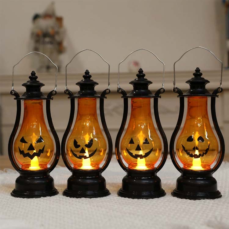 Halloween gyertya széllámpa