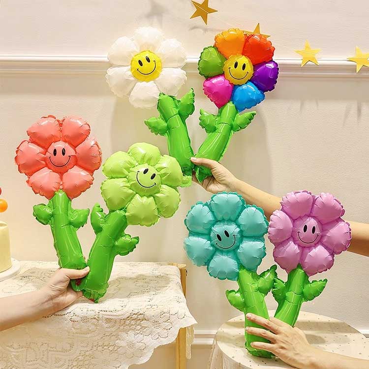 Kézi napraforgó fólia léggömb