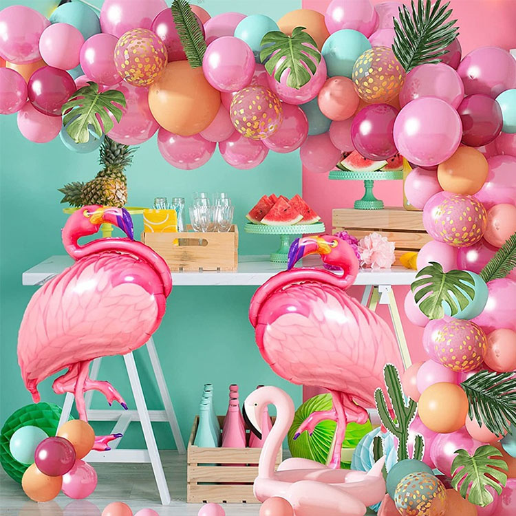 Hawaii Theme Balloon Garland