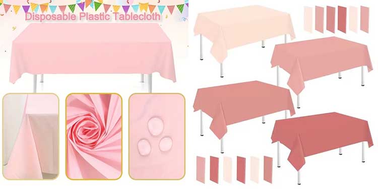 disposable PE tablecloths