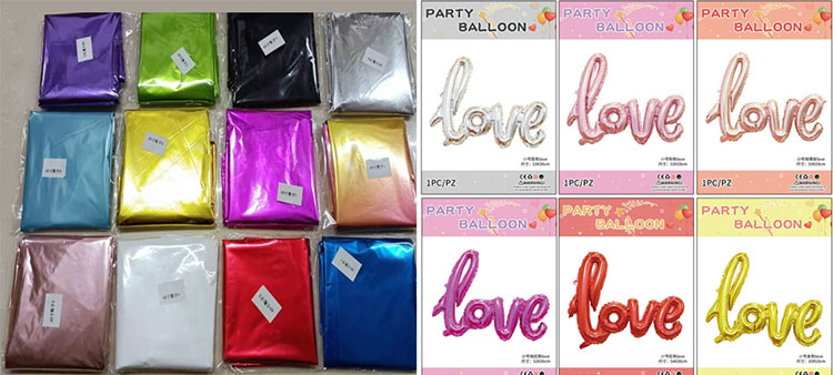 Valentine's Day foil balloons3 Valentine's Day foil balloons3