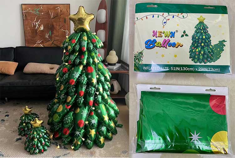Christmas Tree Stand Up Foil Balloon China Christmas Tree Stand Up Foil Balloon China