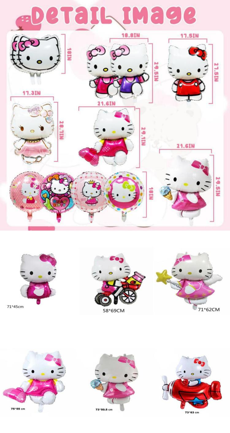Hello Kitty Decorations Foil Party Balloon supplier