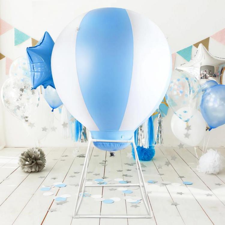 Többször használható felfújható fél hőlégballon